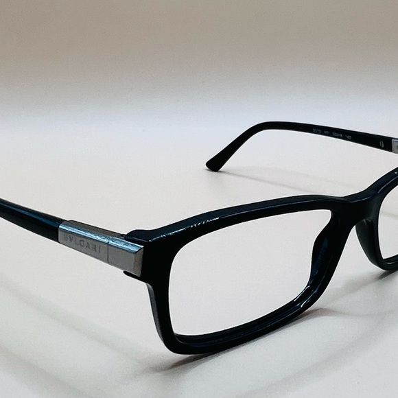 BVLGARI BV 3010 501 55mm Blk/Silver Eyeglasses Frames-Refurbished- Made In Italy - Picture 10 of 16